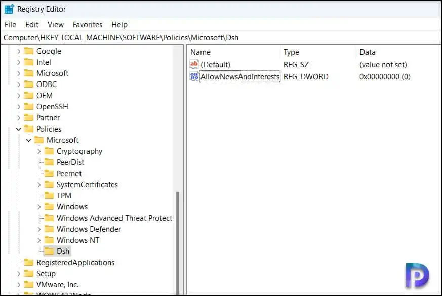 3 Methods to Disable Widgets in Windows 11 | GPO | Registry 8 Disable widgets using Registry in Windows 11