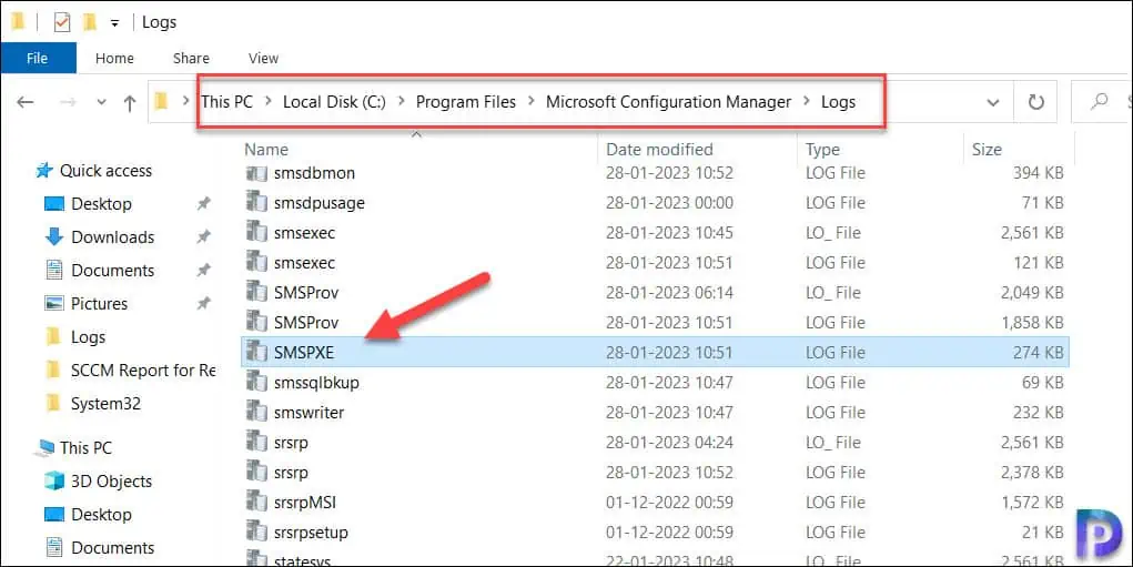 How to Enable PXE Responder without WDS on SCCM DP 3 SCCM PXE Responder Logs - Location of SMSPXE.log