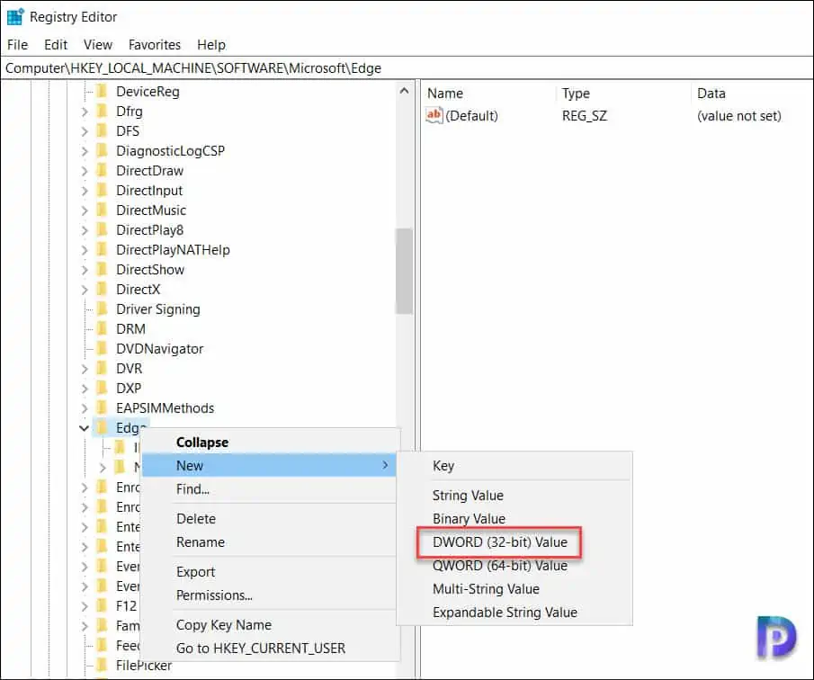 4 Ways to Enable Spell Check in Microsoft Edge Browser 11 Enable Spellcheck in Microsoft Edge using Registry