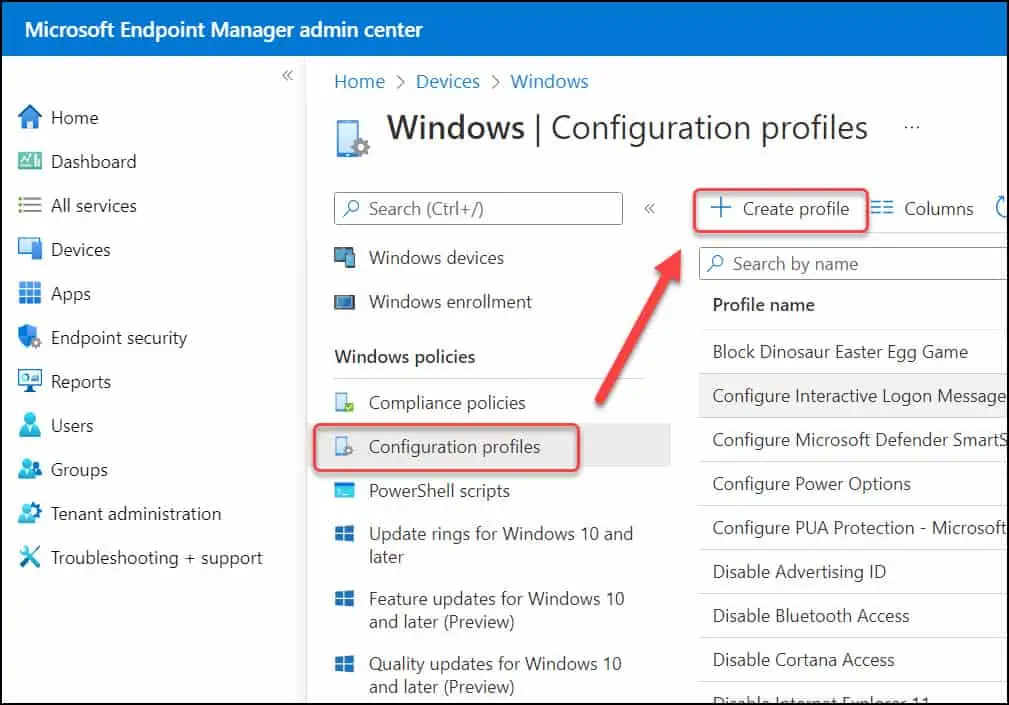 Enable Startup Boost for Microsoft Edge using Intune 1 Enable Edge Startup Boost | Create Configuration Profile
