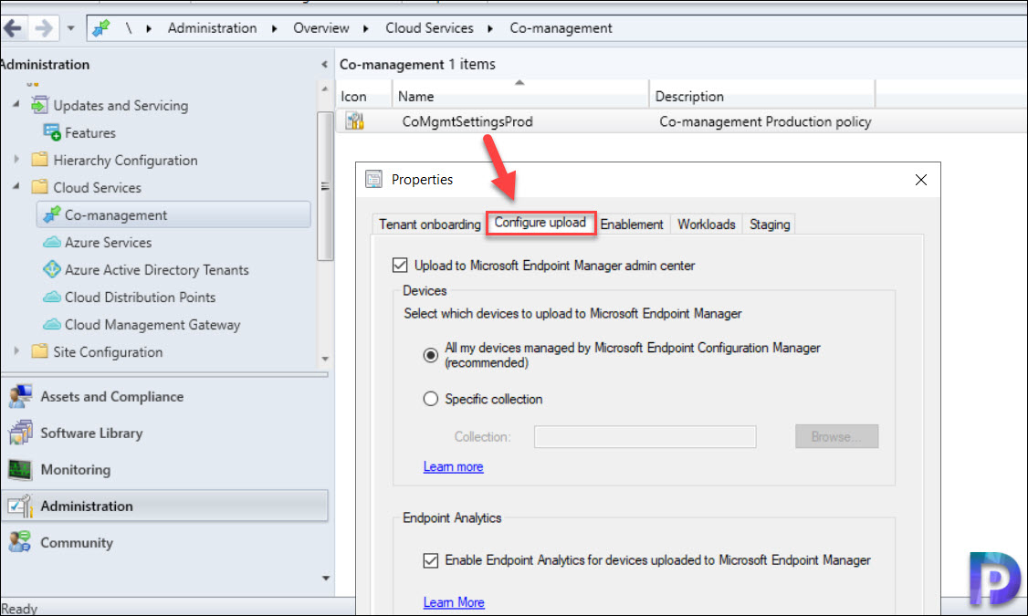 Enable Tenant Attach in ConfigMgr | SCCM Cloud Attach 7 ""