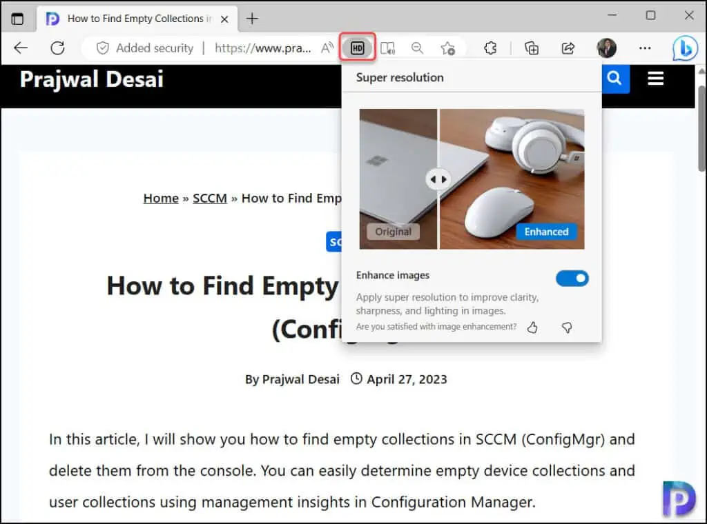 2 Ways to Enable/Disable Enhance Images in Microsoft Edge 2 Enhance Images in Microsoft Edge