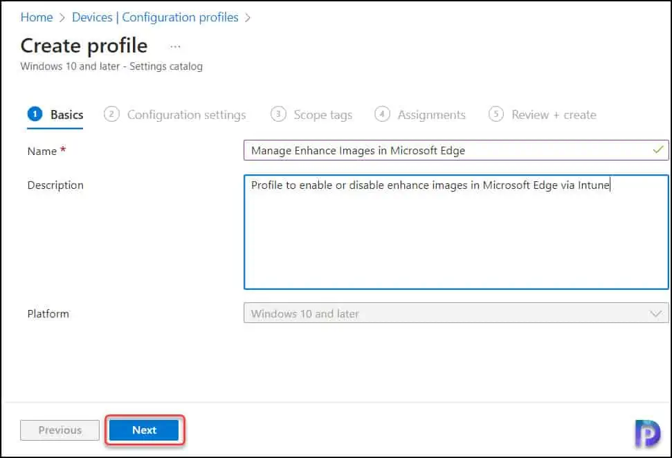 2 Ways to Enable/Disable Enhance Images in Microsoft Edge 5 Create an Intune Configuration Profile