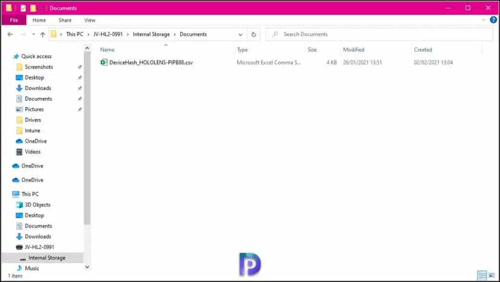 Enroll HoloLens 2 Device for Autopilot Deployment 2 Retrieving the device hardware hash