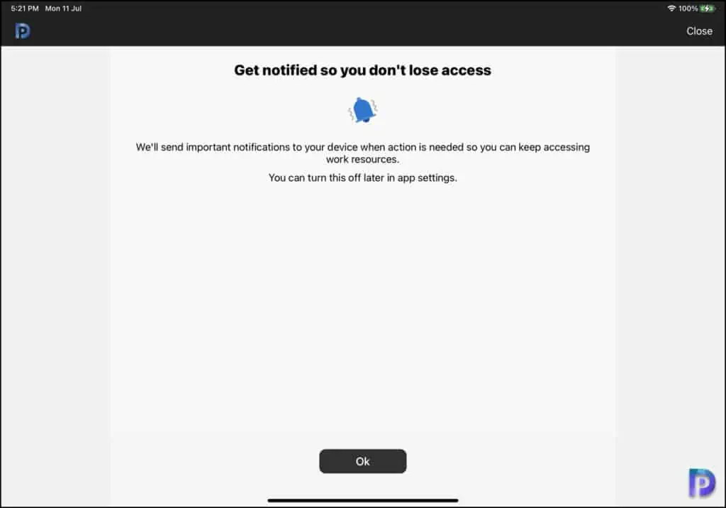 Best Guide to Enroll iOS iPadOS devices in Microsoft Intune 13 Allow Company Portal Notifications