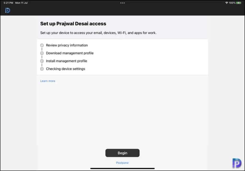 Best Guide to Enroll iOS iPadOS devices in Microsoft Intune 14 Set up iOS/iPadOS Device for Enrollment