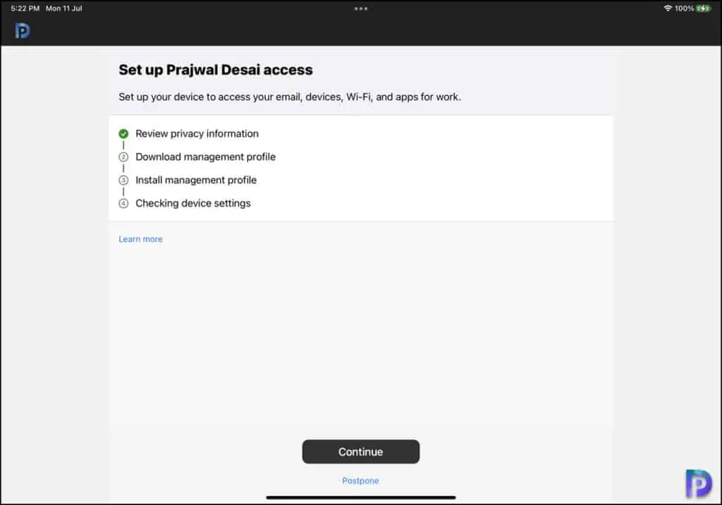 Best Guide to Enroll iOS iPadOS devices in Microsoft Intune 16 Review Privacy Information