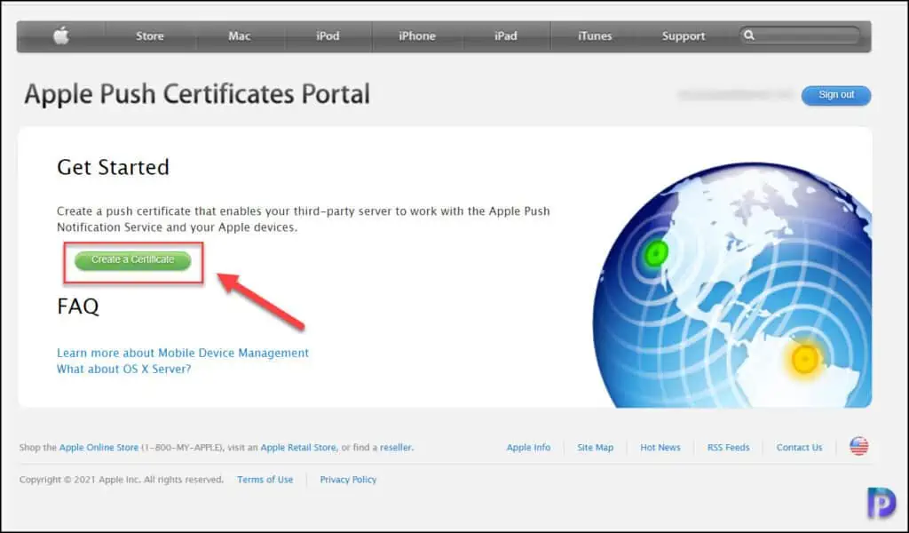 Best Guide to Enroll iOS iPadOS devices in Microsoft Intune 4 Create an Apple MDM push certificate