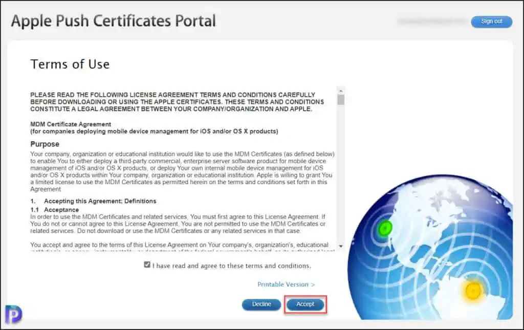 Best Guide to Enroll iOS iPadOS devices in Microsoft Intune 5 Create an Apple MDM push certificate