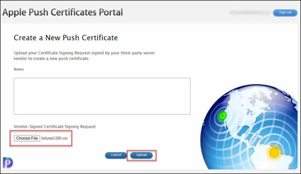 Best Guide to Enroll iOS iPadOS devices in Microsoft Intune 6 Create a new Apple MDM push certificate