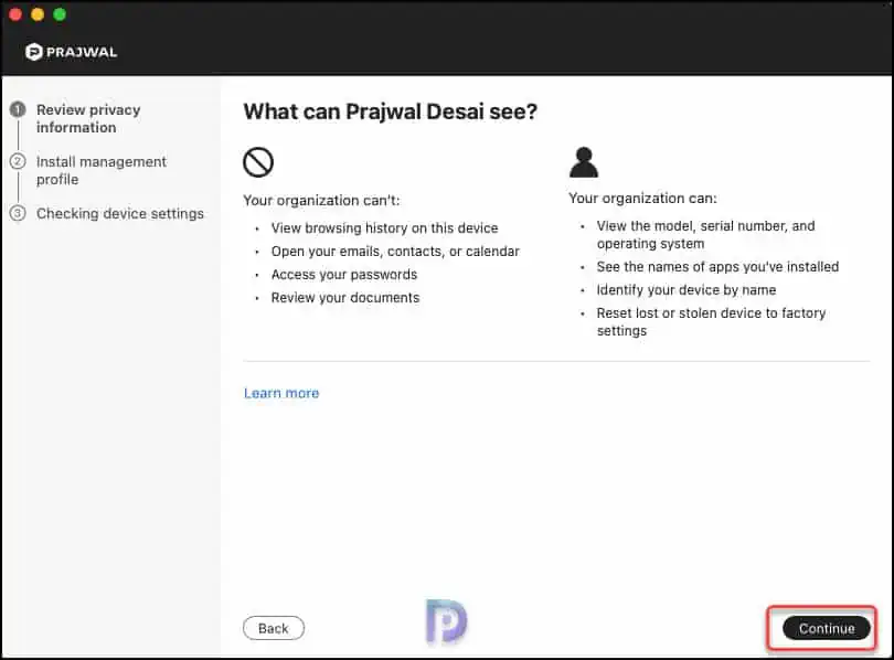 Enroll macOS Devices in Intune using Company Portal App 20 Enroll macOS devices in Intune using Company Portal App