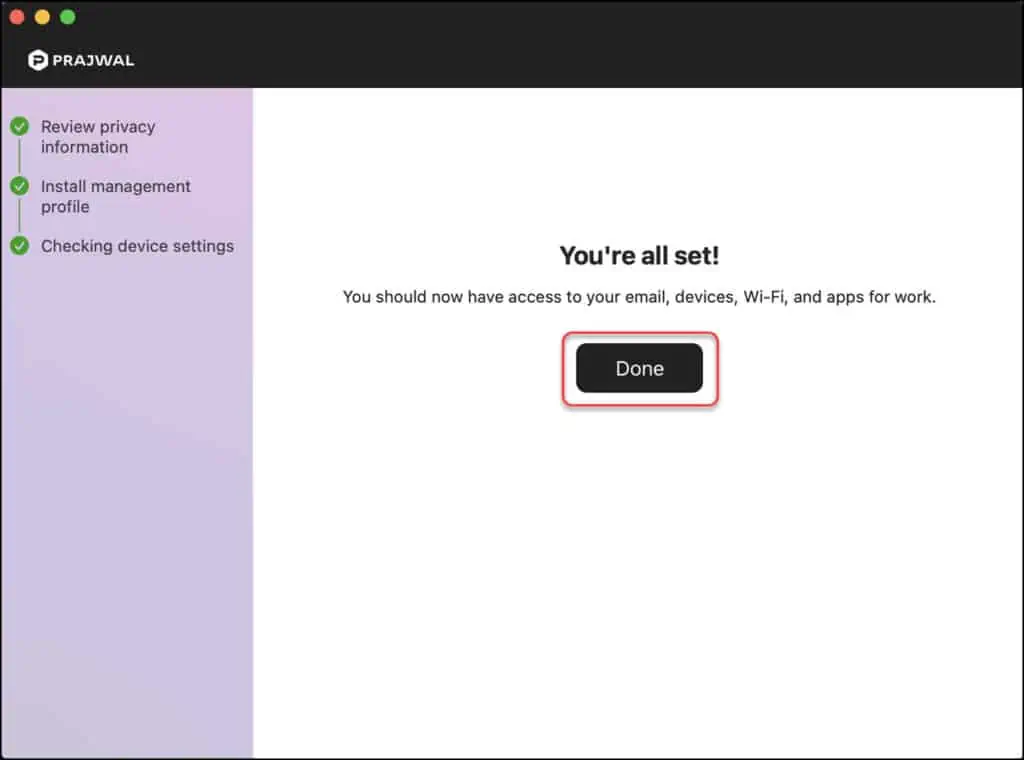 Enroll macOS Devices in Intune using Company Portal App 25 Enroll macOS devices in Intune using Company Portal App