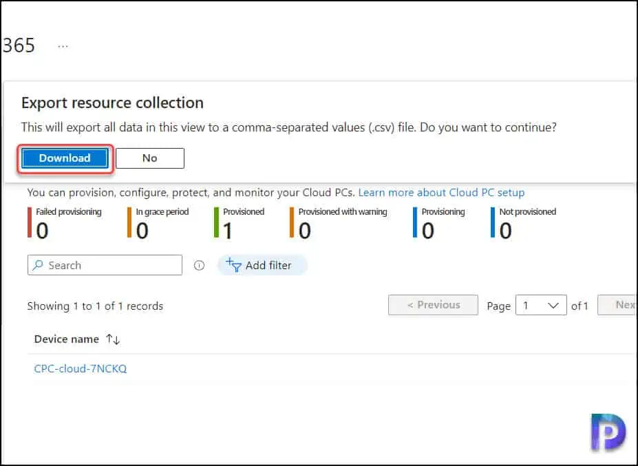 2 Proven Ways to Export Windows 365 Cloud PC Names 8 Manually Export Cloud PC Names