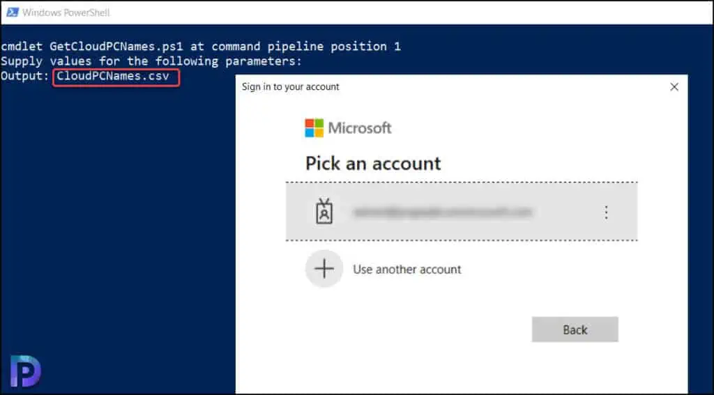 2 Proven Ways to Export Windows 365 Cloud PC Names 4 Export Windows 365 Cloud PC Names using PowerShell