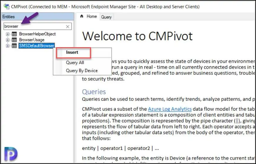 Find Default Browser using SCCM CMPivot Query 2 Find Default Browser using SCCM CMPivot