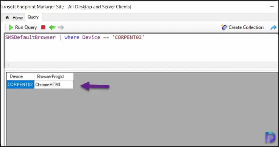Find Default Browser using SCCM CMPivot Query 4 Find Default Browser using SCCM CMPivot