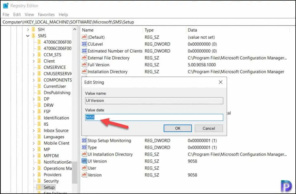 SCCM Versions, Build Numbers, Console and Client Details 3 Find SCCM Build Numbers using Registry