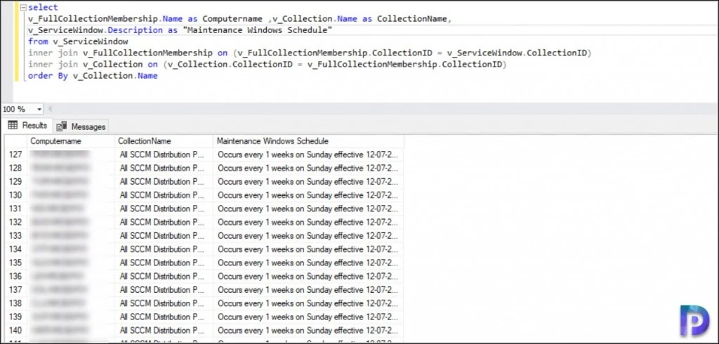 3 Ways to Find SCCM Maintenance Windows for a Computer 3 Using SQL Query find the Maintenance Windows