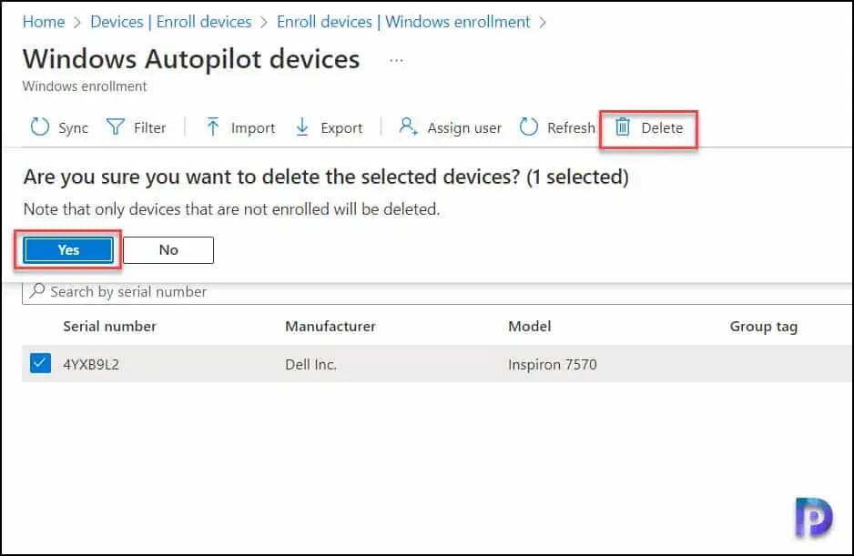 Fix Autopilot Profile Status Shows Not Assigned | Stuck Assigning 3 Delete and Re-import the device | Autopilot Profile Status is Stuck Assigning Not Assigned