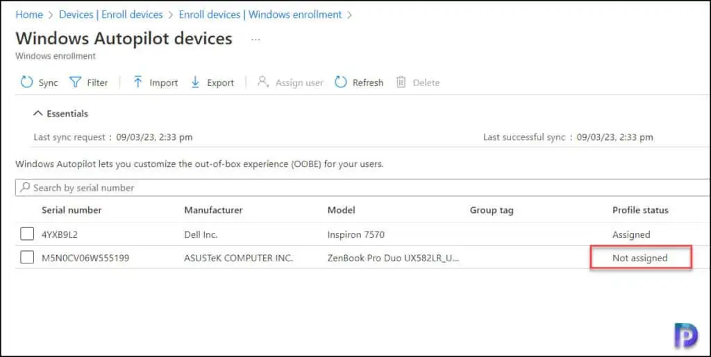 Fix Autopilot Profile Status Shows Not Assigned | Stuck Assigning 1 Autopilot Profile Status Shows Not Assigned