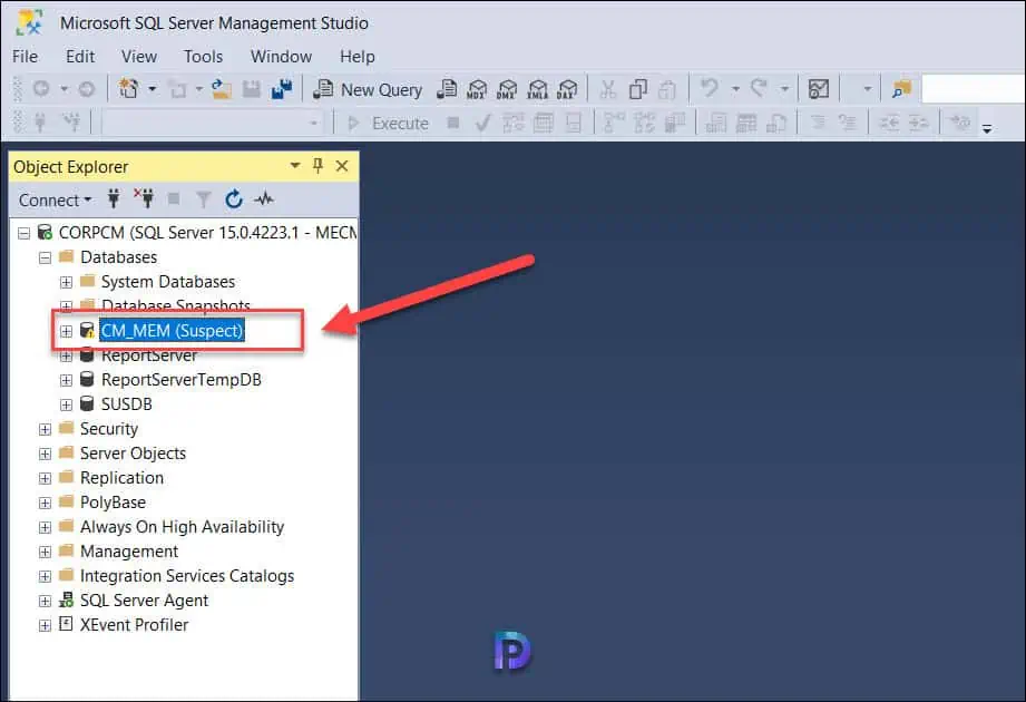 Fix ConfigMgr Database Suspect Mode Issue | Repair Database 5 Verify SCCM Database Suspect Mode Issue