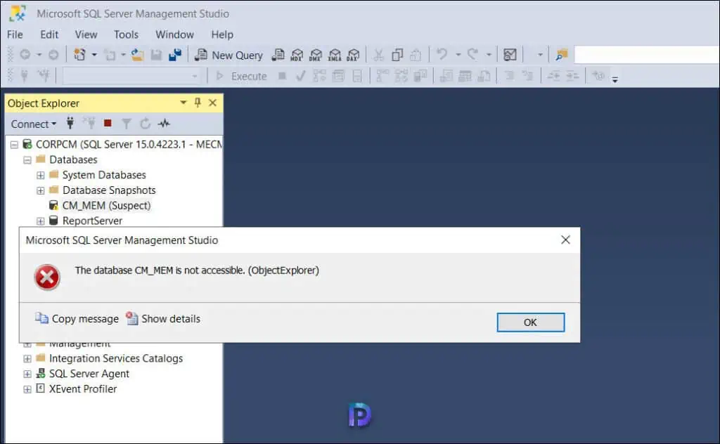 Fix ConfigMgr Database Suspect Mode Issue | Repair Database 6 SCCM Database Suspect Mode