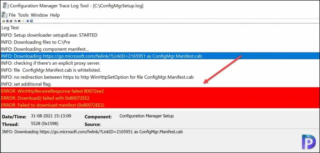 Fix SCCM Prerequisites Download Error 0x80072EE2 2 SCCM Prerequisites Download Error 0x80072EE2