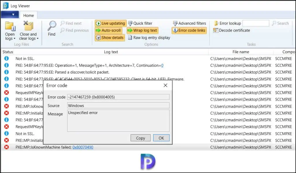Fix ConfigMgr PXE Error 0x80070490 0x80004005 2 SCCM PXE Error 0x80004005