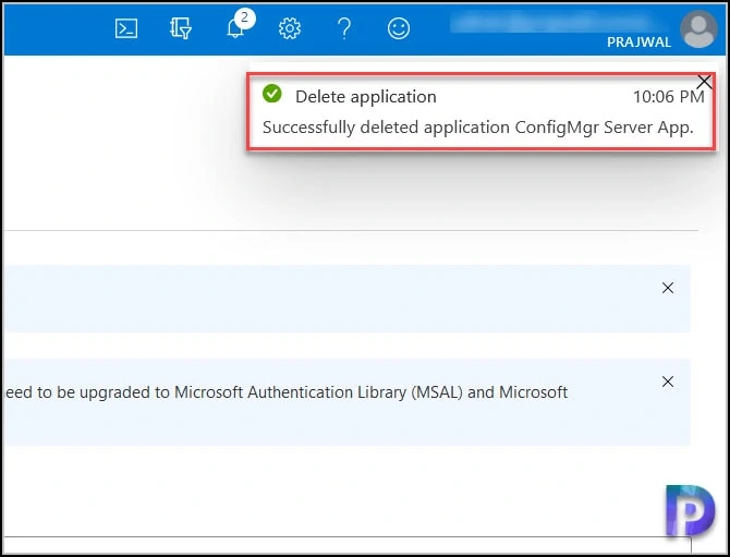 Fix SCCM CMG Failed to Sign in to Azure Error 6 Delete ConfigMgr Server App Registrations