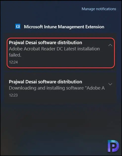 Fix Intune Win32 App Deployment Error 0x87D1041C 2 Microsoft Intune Management Extension Notifications