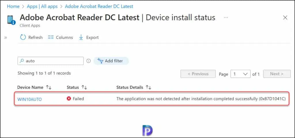 Fix Intune Win32 App Deployment Error 0x87D1041C 4 The application was not detected after installation completed successfully (0x87D1041C)