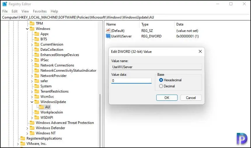Easy Fix RSAT Installation Error 0x80244017 4 Modify UseWUServer value