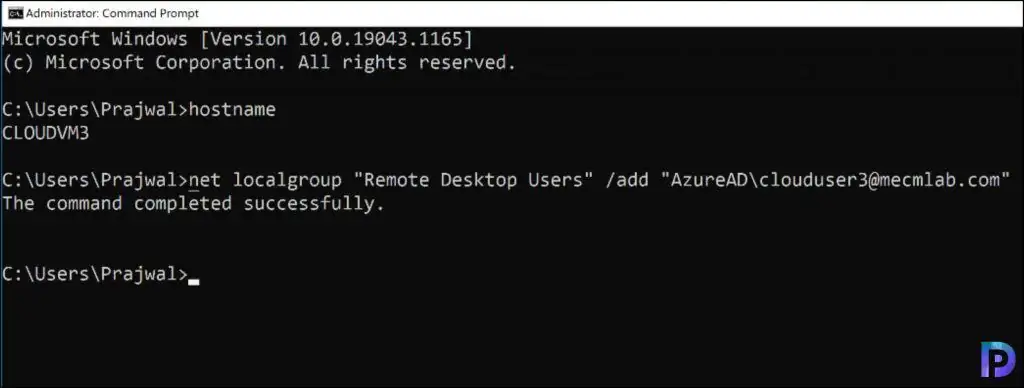 Fix Unable to RDP Azure VM using AAD Credentials 8 Add Azure AD user to the Remote Desktop Users Group