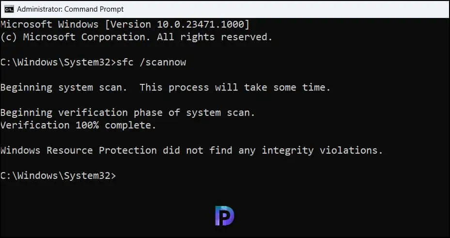 Fix Windows Update Error 0x00000000 in Windows 11/10 4 Run SFC Scan to Fix Windows Update Error 0x00000000
