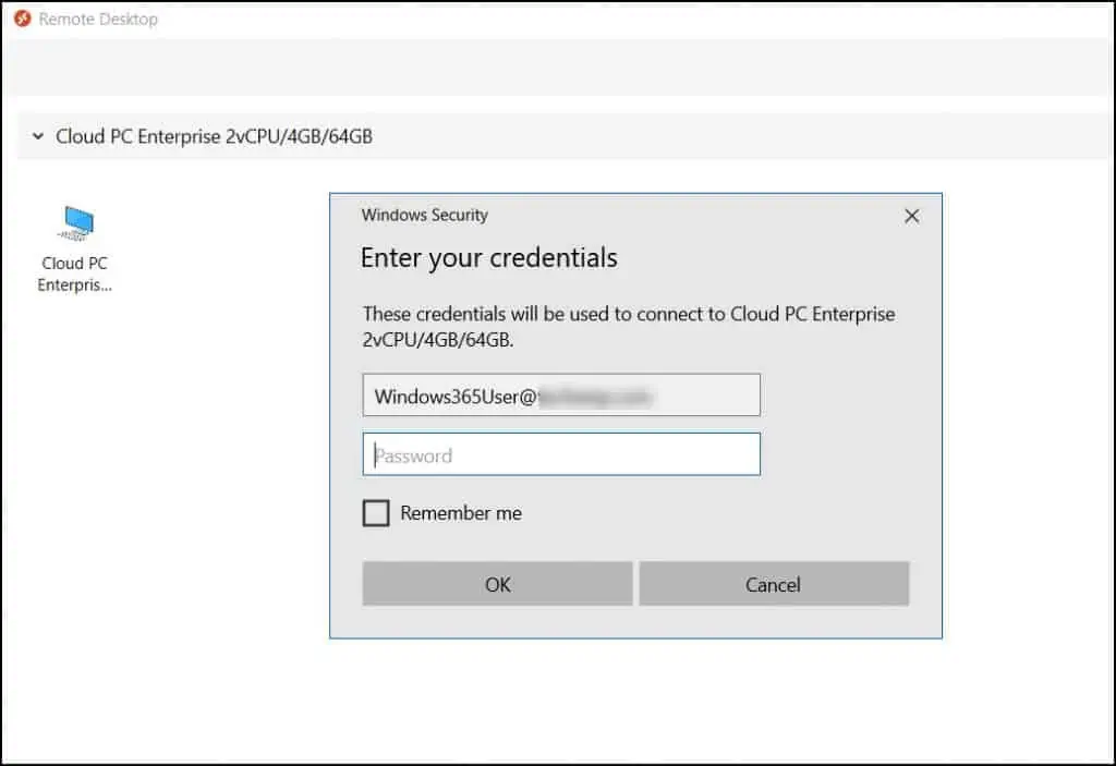 3 Methods to Connect and Access Windows 365 Cloud PC 17 Sign in to connect to Cloud PC