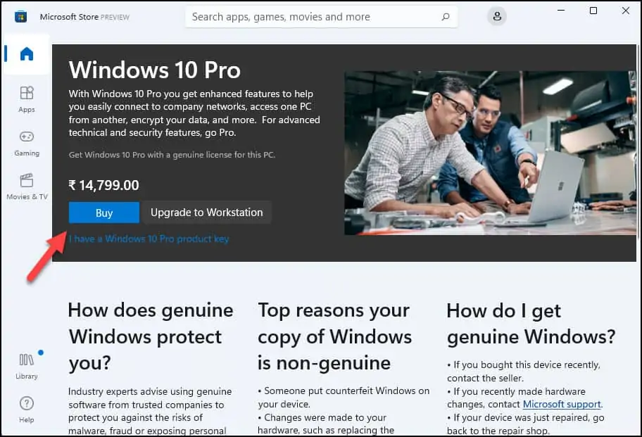How to Activate Windows 11 using Multiple Methods 7 Get Windows 11 License from Microsoft Store