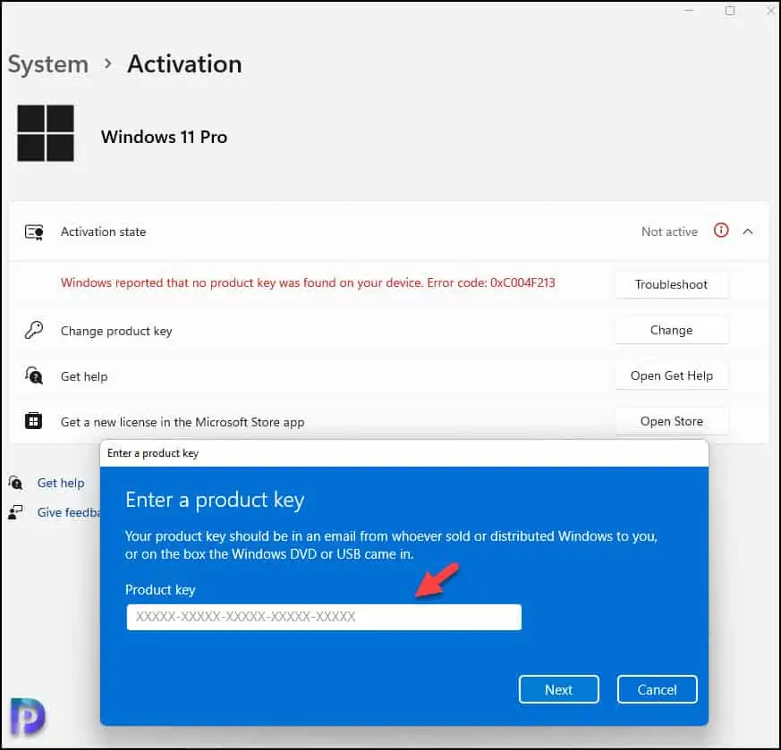 How to Activate Windows 11 using Multiple Methods 9 How to Activate Windows 11 with Product Key