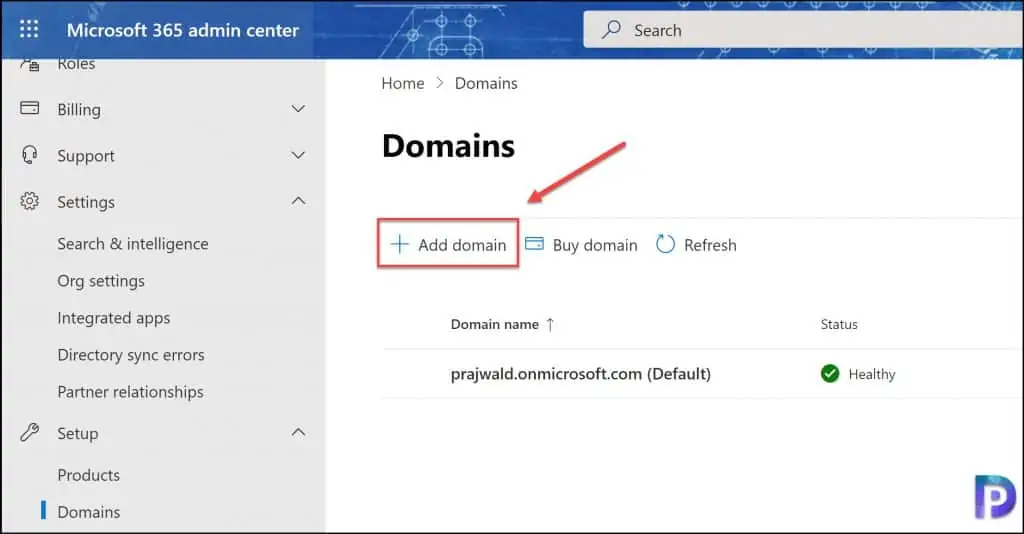 How to Add New Domain to Microsoft 365 1 Add New Domain to Microsoft 365