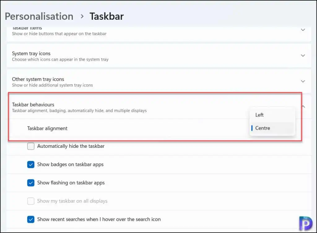 How to Align Taskbar to the left on Windows 11 4 How to Align Taskbar to the left on Windows 11