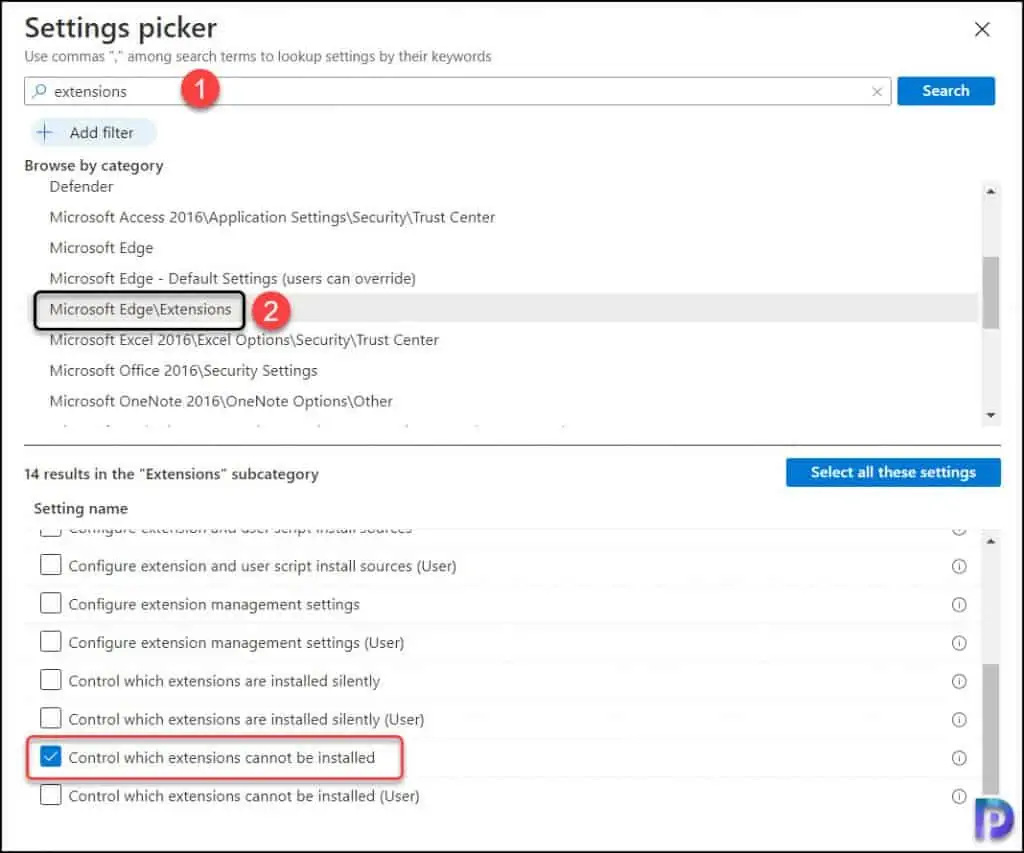 How to Block Edge Extensions using Intune 5 Block Edge Extensions using Intune