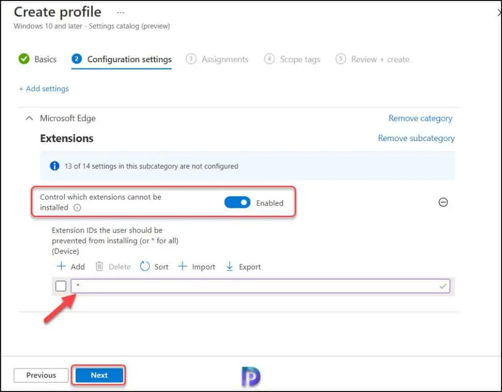 How to Block Edge Extensions using Intune 6 Block Edge Extensions using Intune