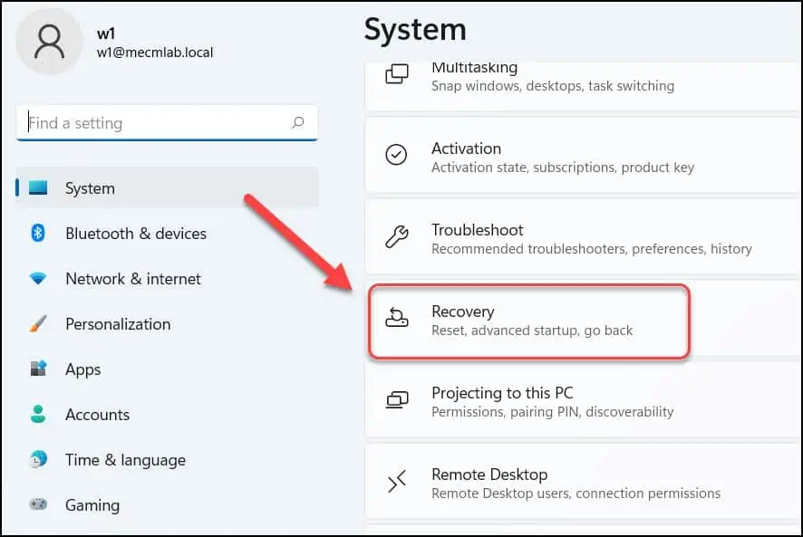 How To Boot Windows 11 into Safe Mode 2 Select Windows 11 Recovery