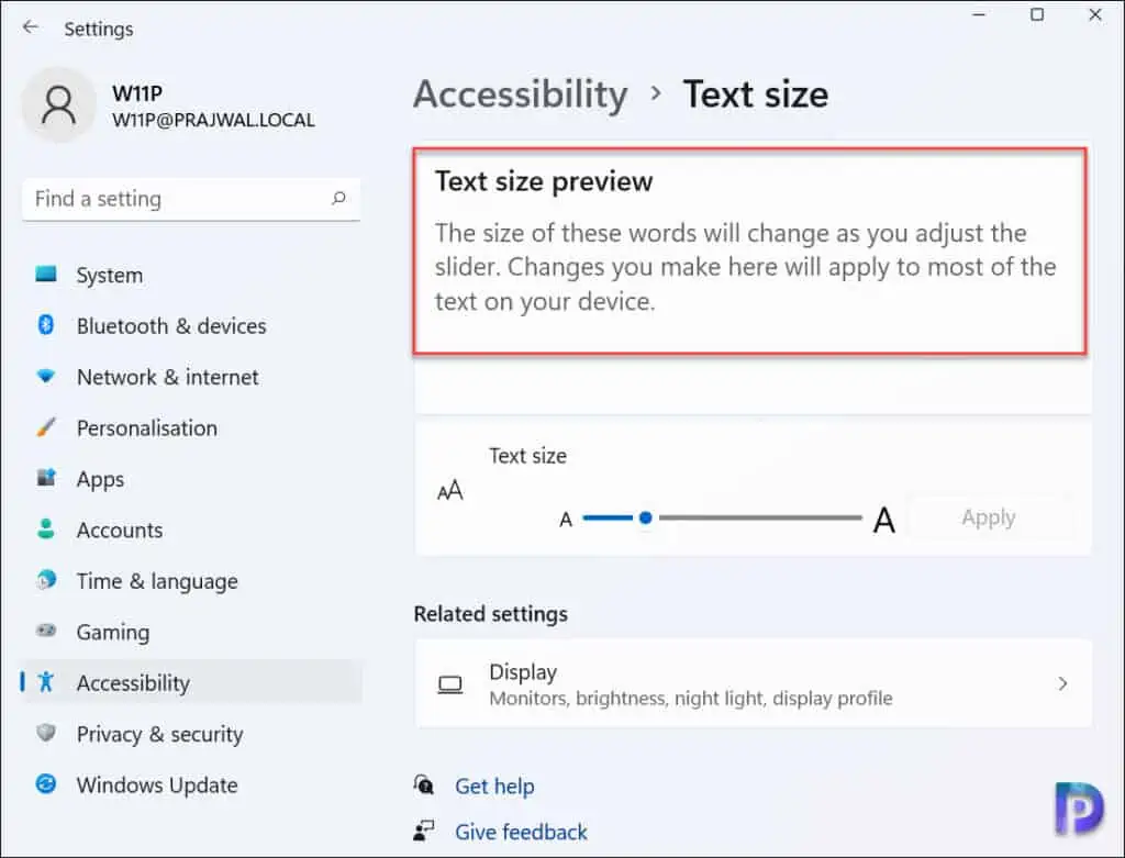 How to Change the Font Size on Windows 11 4 How to Change the Font Size on Windows 11