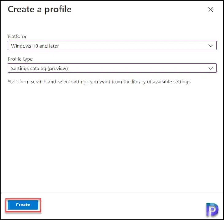 How to Configure Power Options using Intune 2 Configure Power Options using Intune - Create New Profile