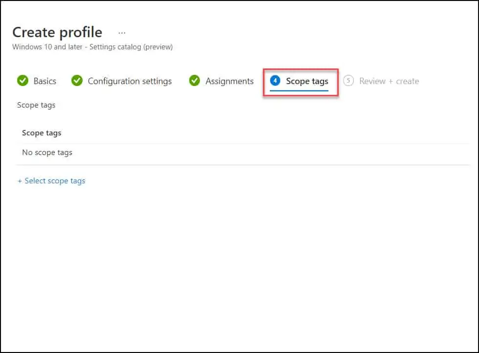 How to Configure Power Options using Intune 8 Scope Tags - Configure Power Options using Intune