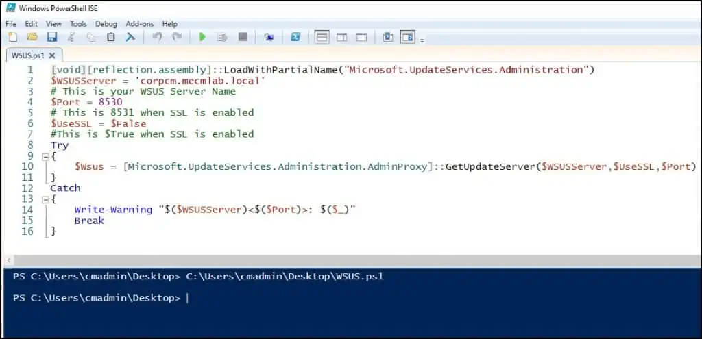 How to Connect to WSUS with PowerShell 1 Connect to WSUS with PowerShell