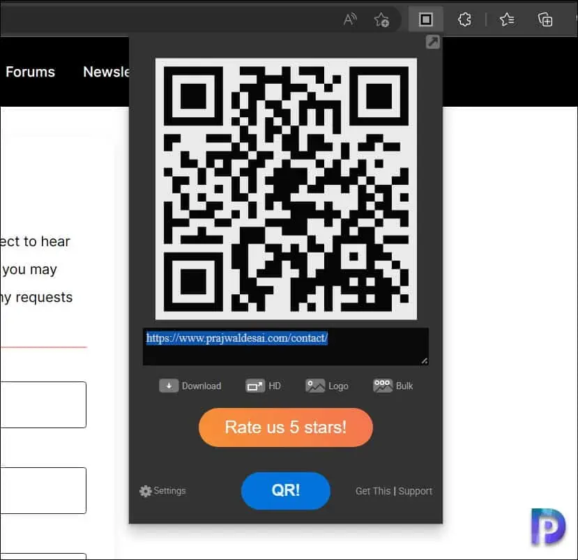 2 Best Ways to Create a QR Code in Microsoft Edge 4 Generate a QR Code in Microsoft Edge using Extensions