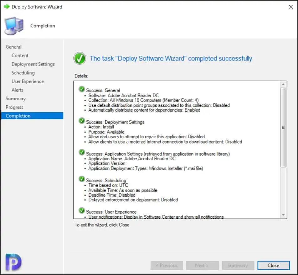 Customize and Deploy Adobe Acrobat Reader using SCCM 23 Deploy Adobe Acrobat Reader using SCCM