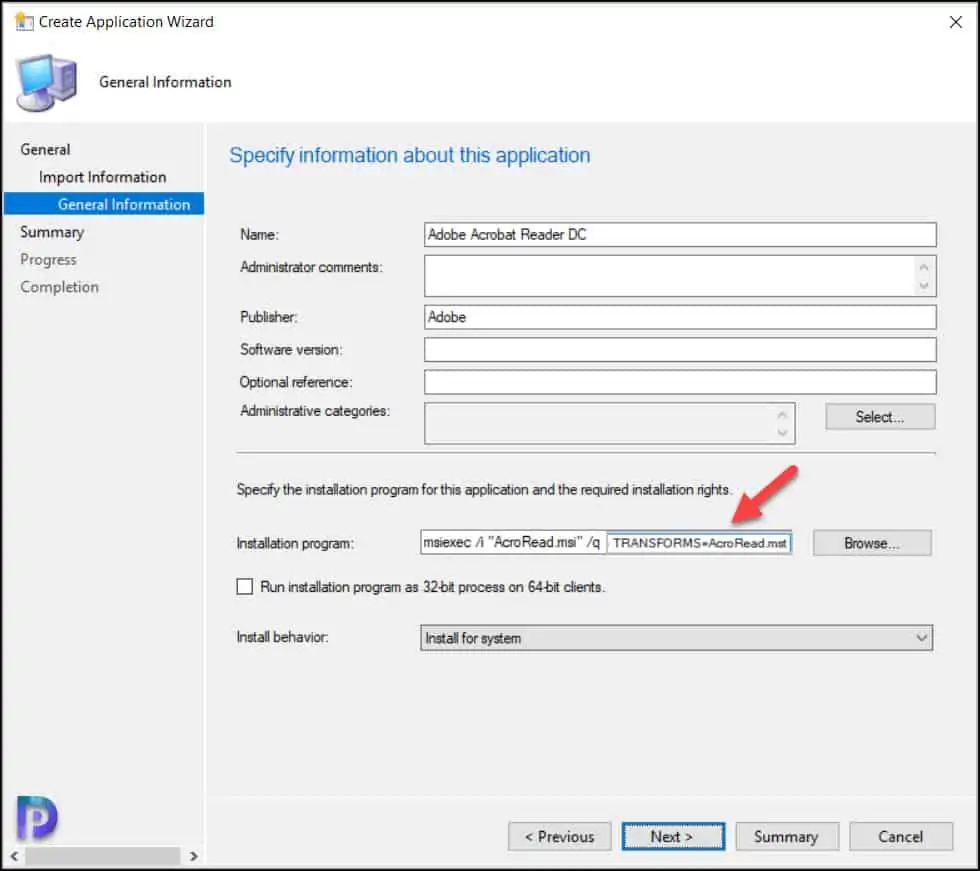 Customize and Deploy Adobe Acrobat Reader using SCCM 15 Create Adobe Acrobat Reader DC Application in SCCM