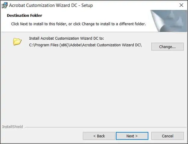 Customize and Deploy Adobe Acrobat Reader using SCCM 5 Install Acrobat Customization Wizard DC
